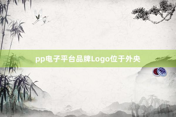 pp电子平台品牌Logo位于外央